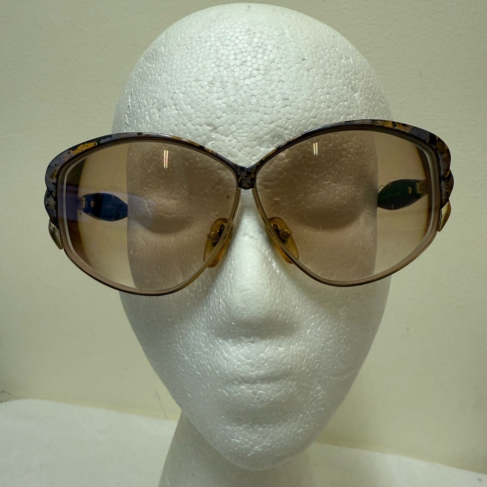 Givenchy Brown Oversized Sunglasses with Wraparound Style
